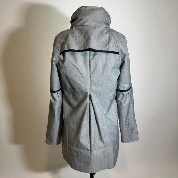 Mondetta Gray Hooded Full Zip Light Weight Jacket Womens Size Small S Spring - Picture 6 of 12